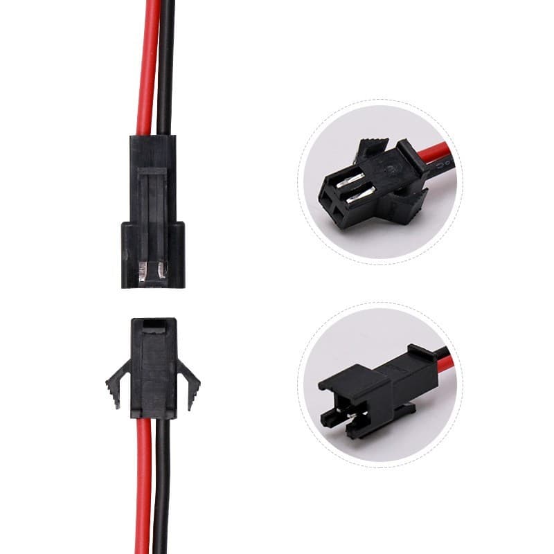 SM 2.5mm间距公母对接线束连接器电缆 SM