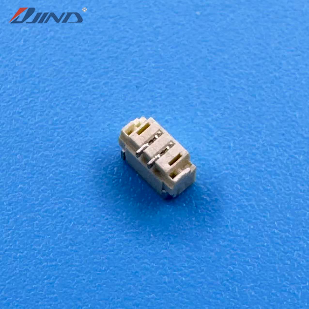 0.8mm Pitch 2P Right-Angle SMT Board-Mount Header 0.8T-WT-2A
