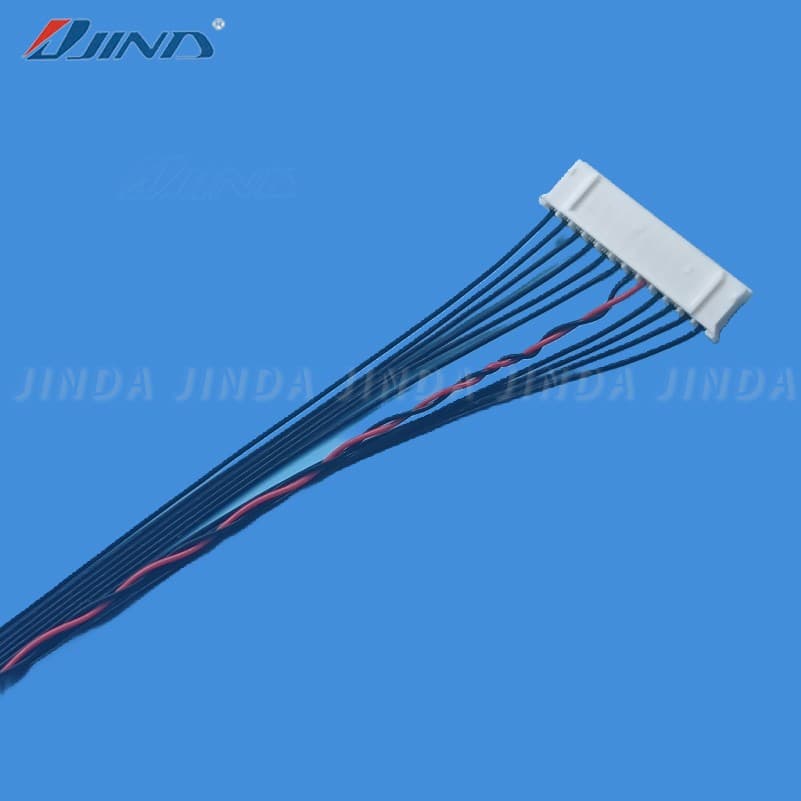 2.0mm间距 28AWG PTFE UL10064 双头PH-12Y防弹电线束 PH-12Y