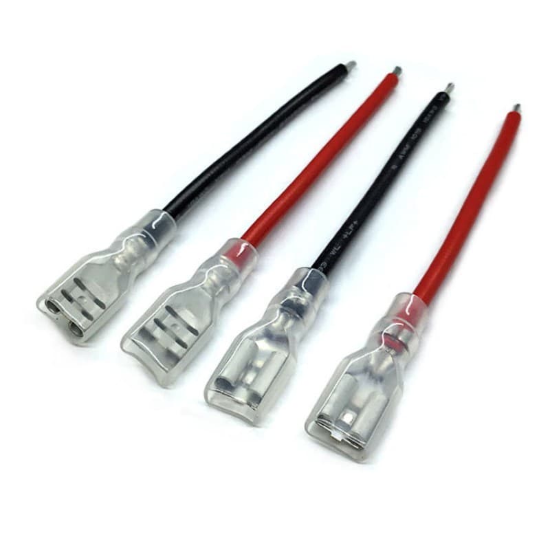 4.8mm / 6.3mm Crimp Terminal Connector for Flat Ribbon Jumper Harness 4.8/6.3