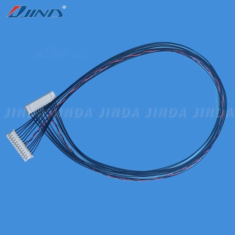 2.0mm间距 28AWG PTFE UL10064 双头PH-12Y防弹电线束 PH-12Y