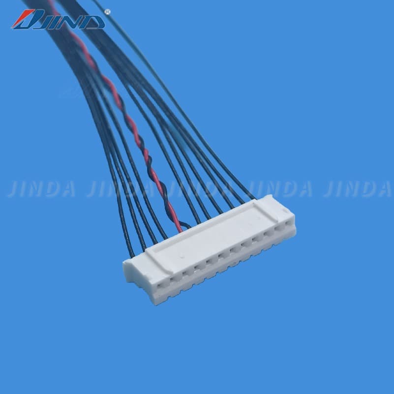 2.0mm间距 28AWG PTFE UL10064 双头PH-12Y防弹电线束 PH-12Y