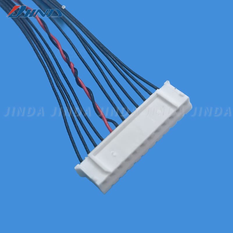 2.0mm间距 28AWG PTFE UL10064 双头PH-12Y防弹电线束 PH-12Y
