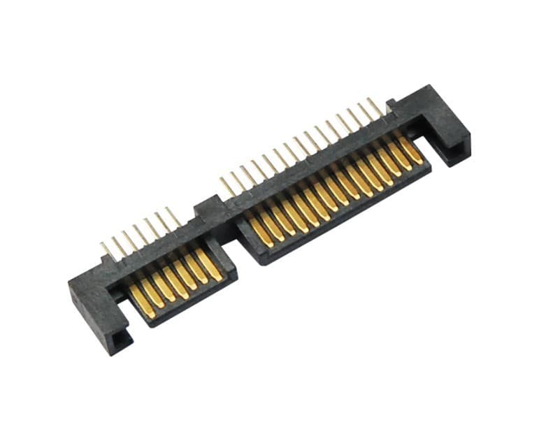 SATA 数据连接器 侧视图